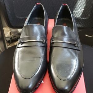 Hugo Boss Horse-Bit Leather Loafer